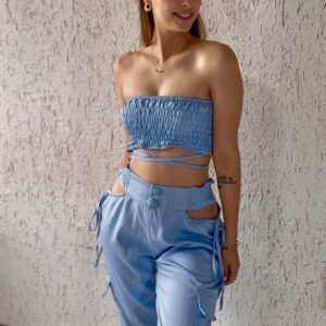 Conjunto Top & Calça Cargo